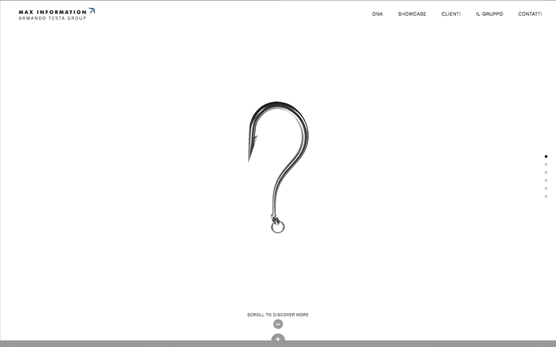 Max Information website animation
